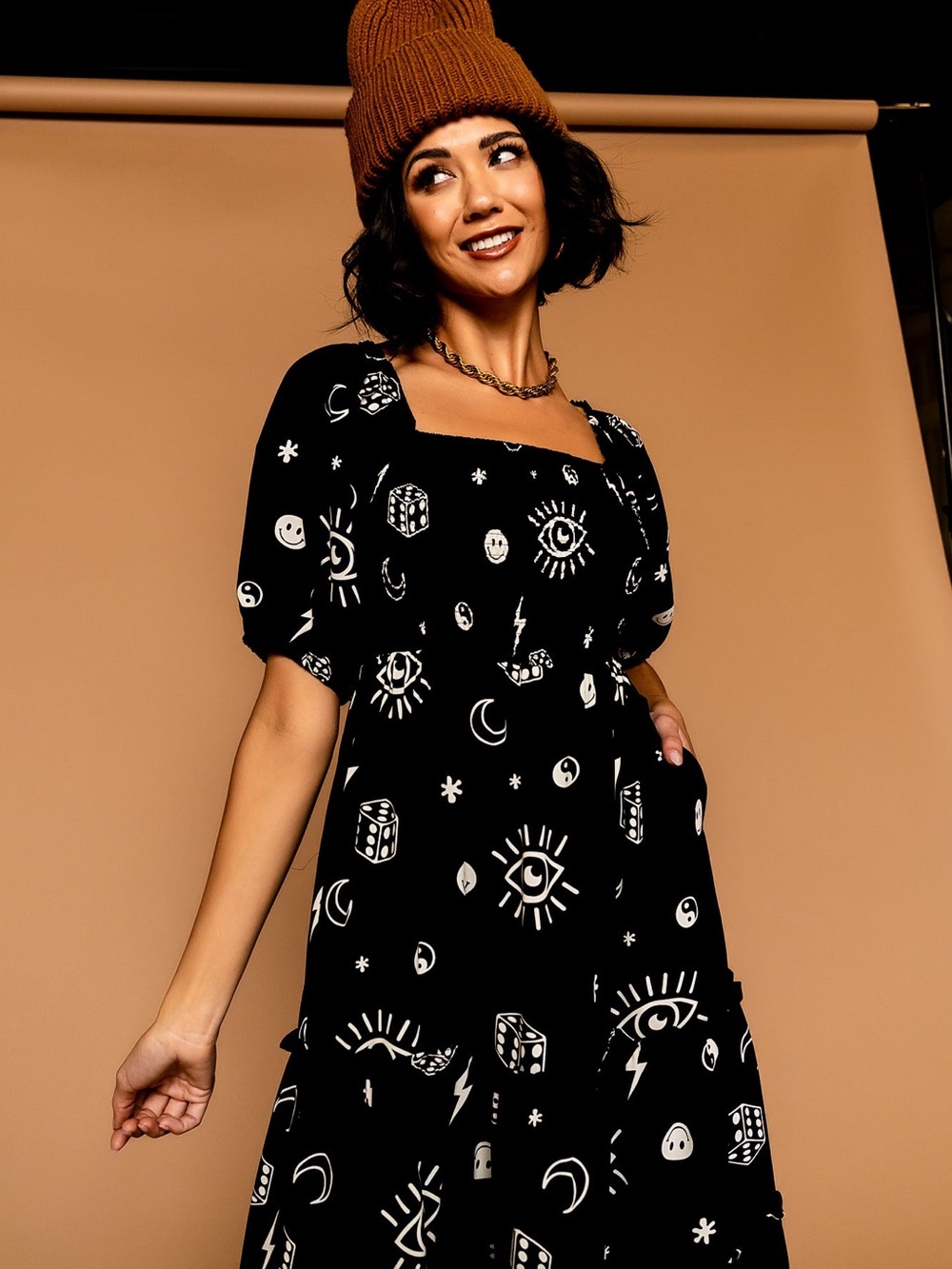 Dressed in LALA What’s Your Sign Dress - Large - Picture 6 of 10